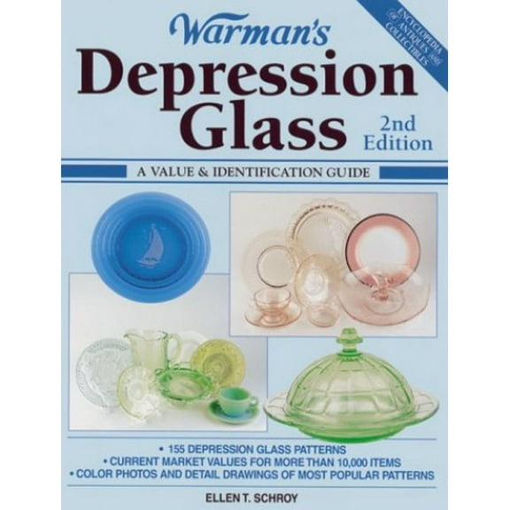 Pre-Owned Warman's Depression Glass: A Value & Identification Guide (Warman's Depression Glass, 2000) (Paperback) 0873418697 9780873418690
