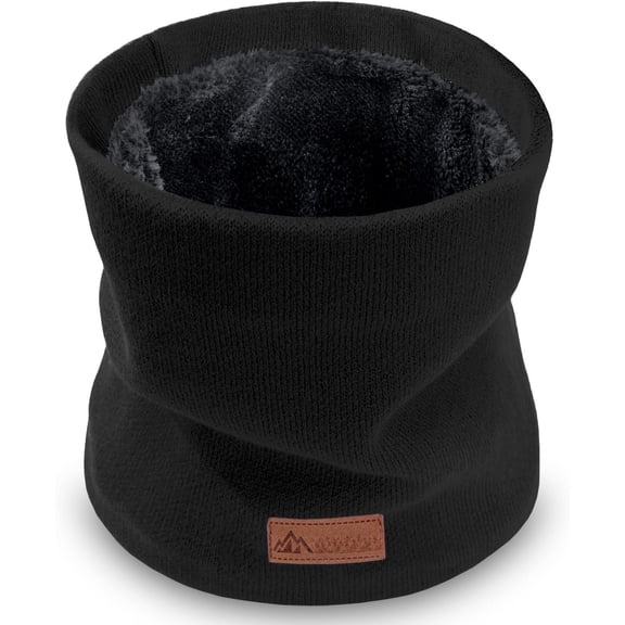 Warmer Gaiter for Men Women,Winter Soft Thick Warm Fleece Lined Ski Mask Scarf Cold Weather Running