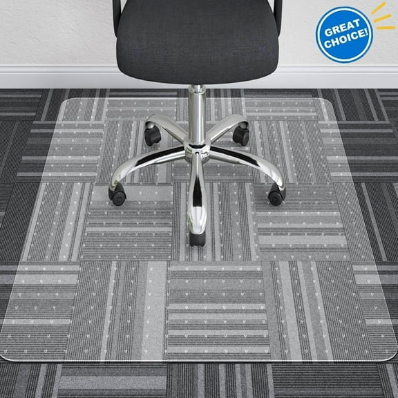 Notivibe Office Chair Mat for Carpet, Computer Desk Chair Mat for Floors, Easy Glide and Protection Floor Protector for Under Desk Chair Mat Plastic Floor Mat for Office Chair, 30"x47"