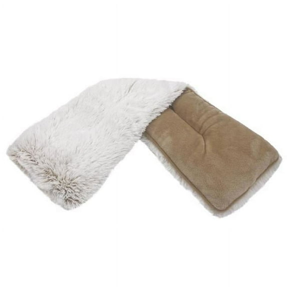 Warmies 6051141 Marshmallow Neck Wrap, Brown & Gray