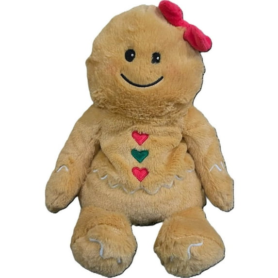 Gingerbread Girl Warmies Cozy Plush Heatable Lavender Scented Stuffed Animal