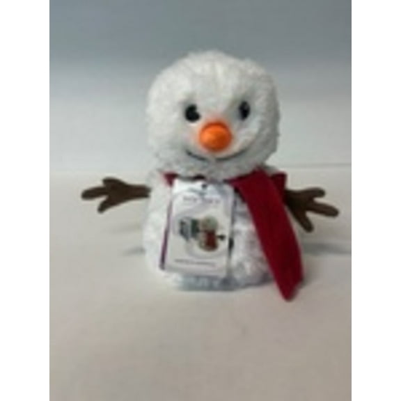 Warmies CPSMAN3 Microwavable French Lavender Scented Plush Red Scarf Snowman