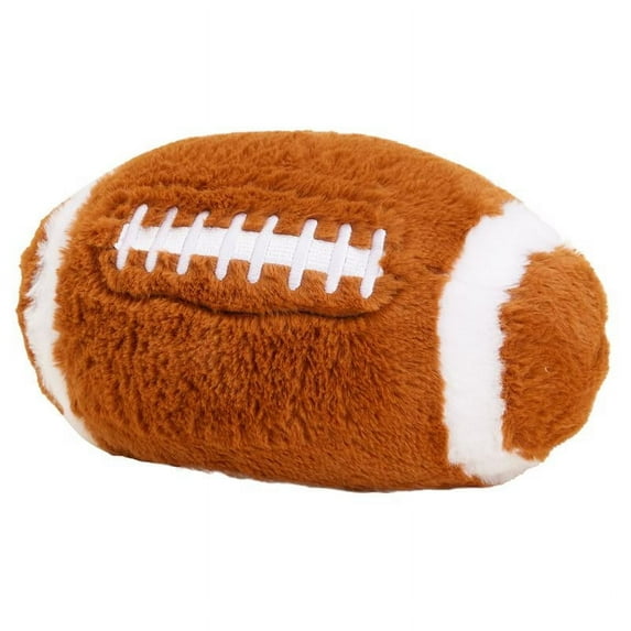 Warmies Football Stuffed Animal Plush Brown/White