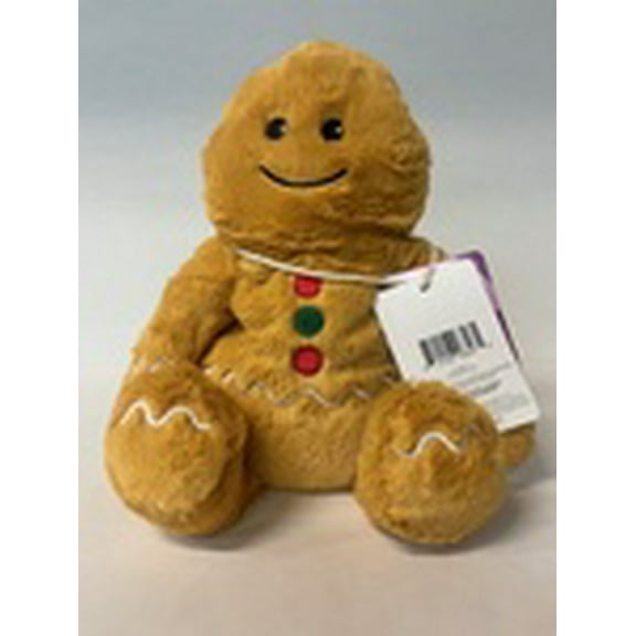 Warmies 9099691 Gingerbread Boy Stuffed Animals Plush Toy - Brown