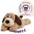 thumbnail image 1 of warmies 13” Brown Dog Stuffed Animal, Microwavable Heated Plushies and Weighted Soft Plush Toys, 1 of 7