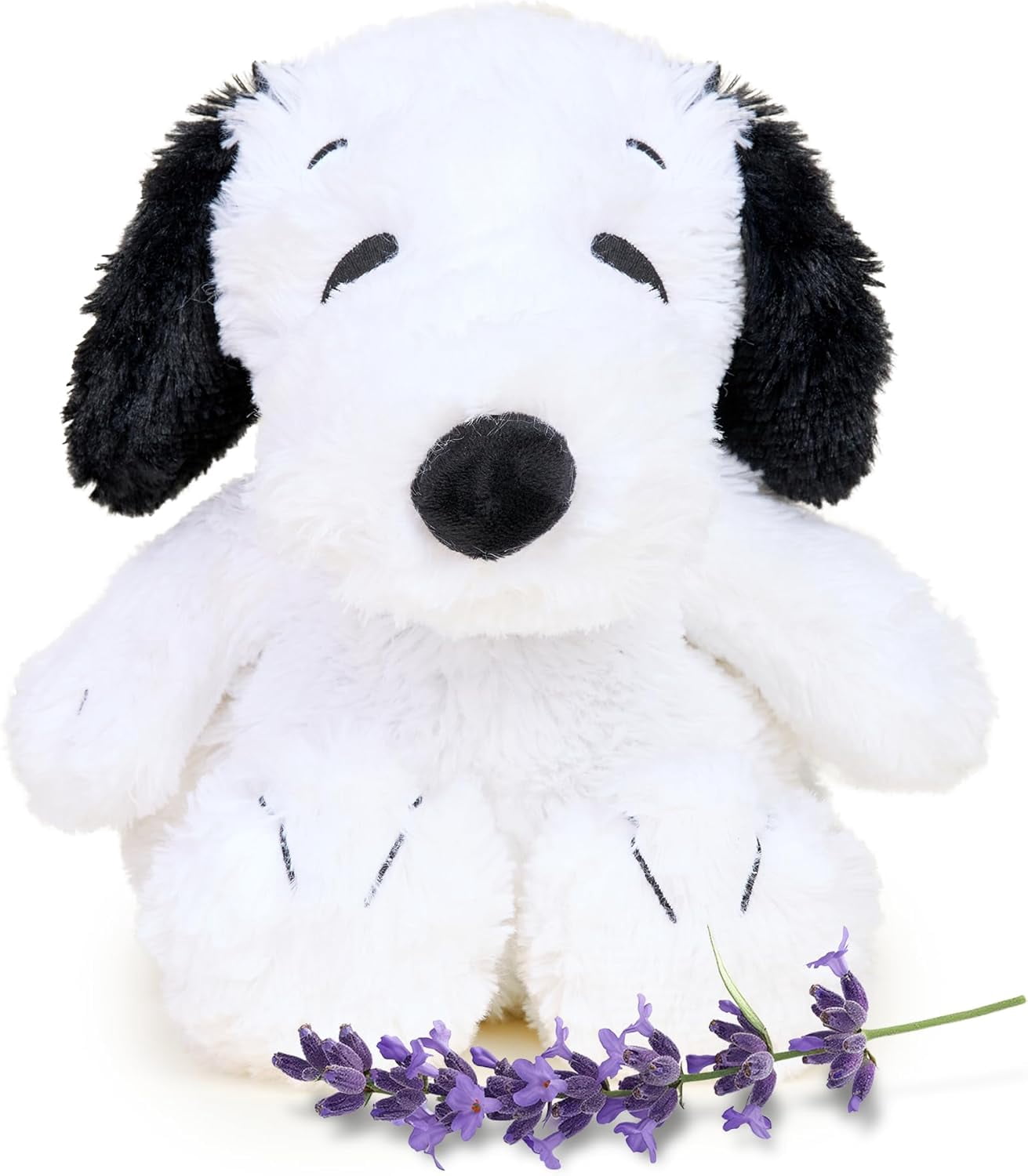 warmies 13” Snoopy Stuffed Animal, Microwavable Heated Plushies and Weighted Soft Plush Toys