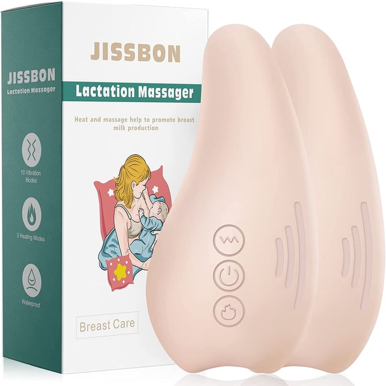 Warming Lactation Massager 2 Pack Breastfeeding Massager for Clogged Milk Duct/Mastitis/Engorgement Relief Improve Milk Flow 3 Modes of Heat + 10 Modes of Vibration Waterproof Breast Massager - Walmart.com Warming Lactation Massager 2 Pack Breastfeeding Massager for Clogged Milk Duct/Mastitis/Engorgement Relief Improve Milk Flow 3 Modes of Heat + 10 Modes of Vibration Waterproof Breast Massager - Walmart.com