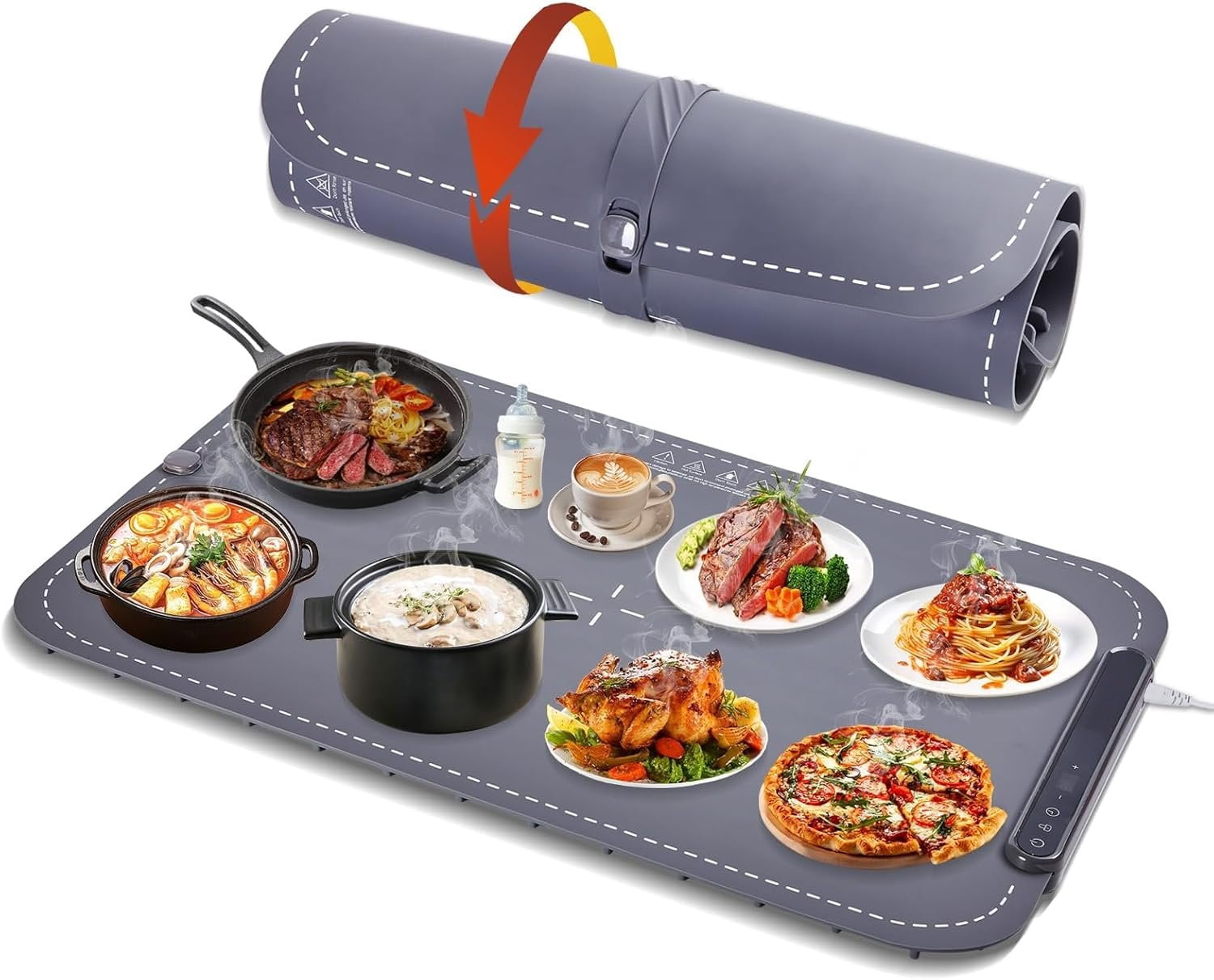 Warming Mat for 300W 10s Rapid Warm Warming Mat,3-Temp Portable Warmer ...