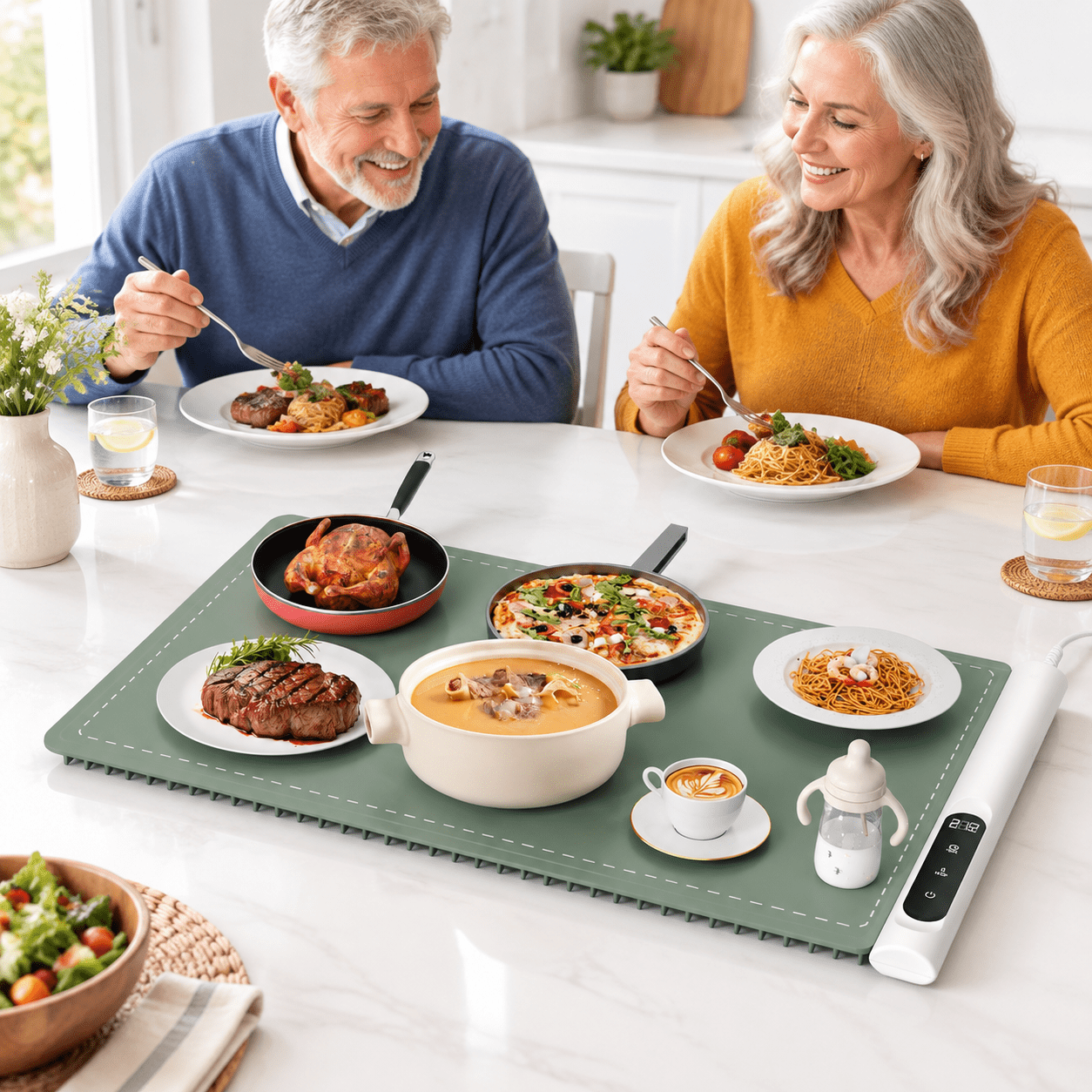 Electrical Cooking Mat Warming Mat For Food Electric Tray 6 Temp 23