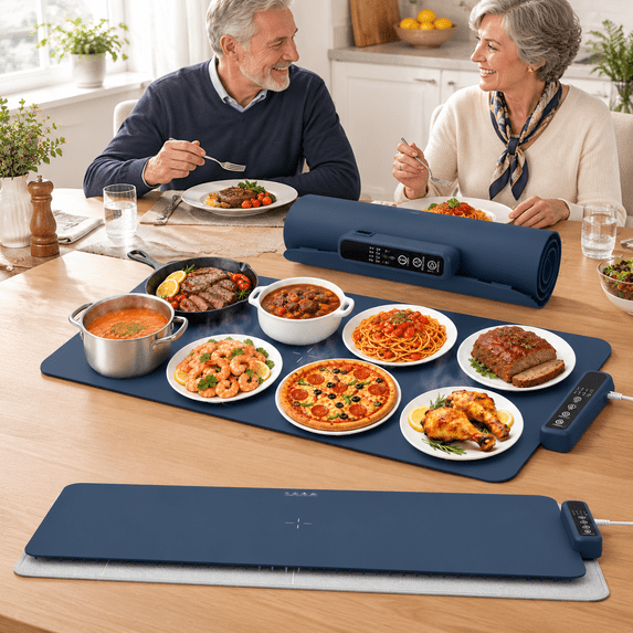 Electrical Cooking Mat Warming Mat For Food - Electric Tray With Heat-insulation Pad 4-level ...