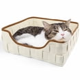 thumbnail image 1 of Warming Pet Bed For Cats Dogs Reversible Coral Fleece Sleeping Mat Cushion Nest, 1 of 1