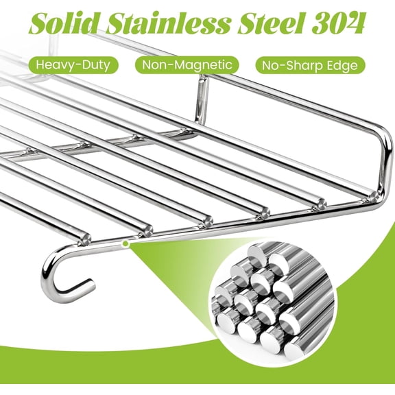 Warming Rack for Weber 66044 Genesis II/II LX 300 Series GS4 Replacement Parts E-310 E-315 E-330 E-335 S-310 S-335 Gas Grill Grate Stainless Steel 304 BBQ$$Garden & Patio