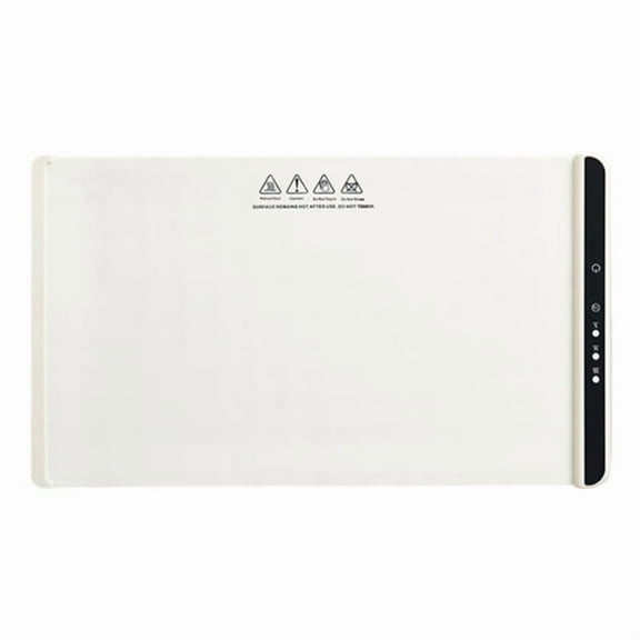 Warming Tray Food Warmer Plate Foldable Portable Food Fast Heating Mat Electric WarmingTray with 3 Tem Setting US Plug,1 set * Heating pad