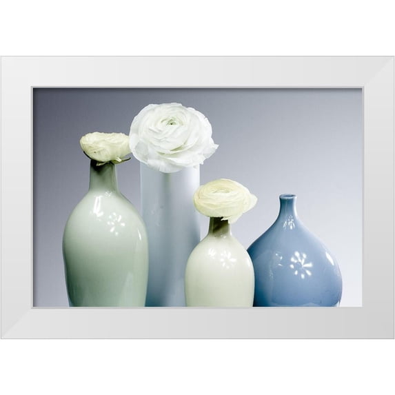 Warminski 18x13 White Modern Wood Framed Museum Art Print Titled - In A Row II