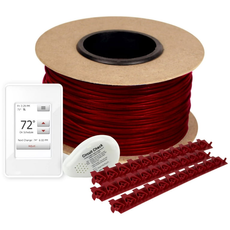 WarmlyYours Cable Kit 70' 17.5 SqFt 120 Volts with WIFI Touch