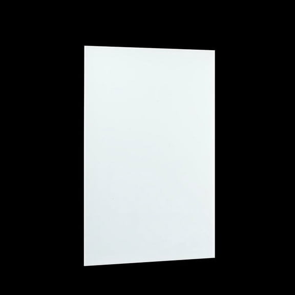 WarmlyYours  Ember Radiant Panel, White Glass Mirror Finish 47"x24", Plug-in, 120 Volts