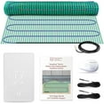 thumbnail image 1 of WarmlyYours Heated Floor Mat Kit 3 x 2 ft. - Electric Radiant Heating System for Fast, Even Warmth Under Tile, Stone - with nTrust 2.0 LED Touch Thermostat (TempZone Easy Mat), 1 of 6