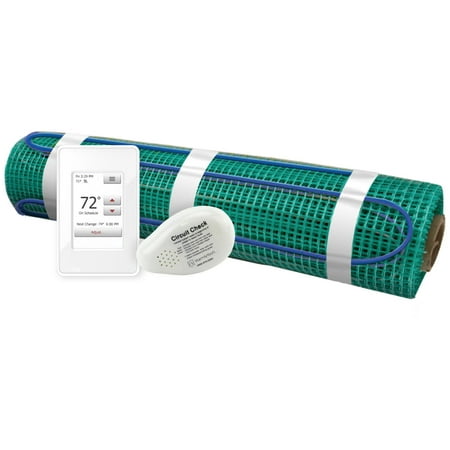 WarmlyYours Tempzone Kit 1.5′ x 33' 49.5 SqFt 120 Volts with WIFI Touch Programmable Thermostat