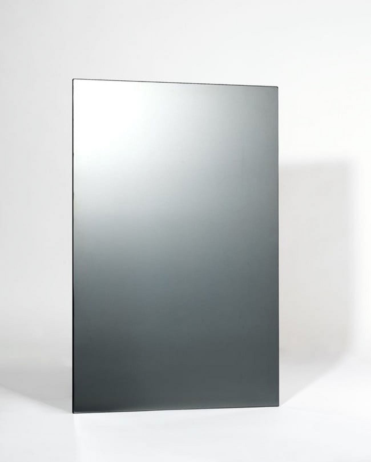 Sleek Mirror Finish 35"x24" Wall-Mounted Radiant Panel Heater, 600W