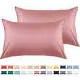thumbnail image 1 of Warmstar 100% Cotton Toddler Pillowcase Set of 2, 600 Thread Count for Kids (13"x 18"), Soft, Breathable & Durable Cotton Cover with Envelope Closure,Lotus Pink, 1 of 5