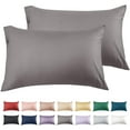 thumbnail image 1 of Warmstar 100% Cotton Pillow Cases King Size Set of 2, 600 Thread Count Pillowcases 20x36 Inches, Soft Long Staple Cotton Pillowcases Breathable with Envelope Closure,Dark Grey, 1 of 7