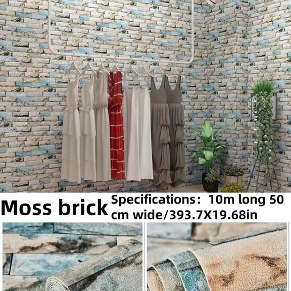 Warmth Flame Retardant Insulation Soundproof Waterproof Wallpaper For Wall Interior Home Office Decor 50x100cm Roll