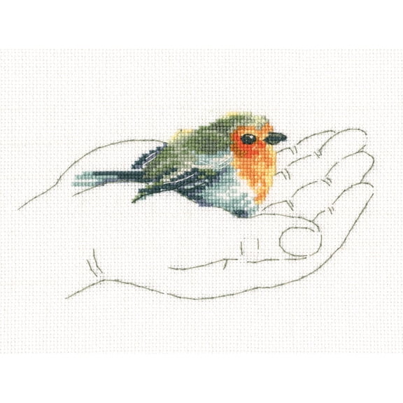 RTO M695 Warmth in Palms I (16Count) Counted Cross Stitch Kit 6.5"X3.5"