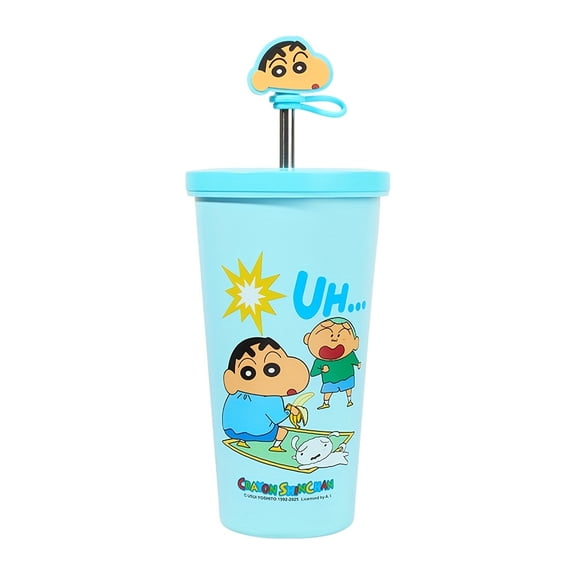 Warmth and joy, a simple 316 stainless steel insulated straw mug - cute cartoon character design, the perfect gift for friends, Christmas, Halloween, travel drinking mug | fun design | durable drinki