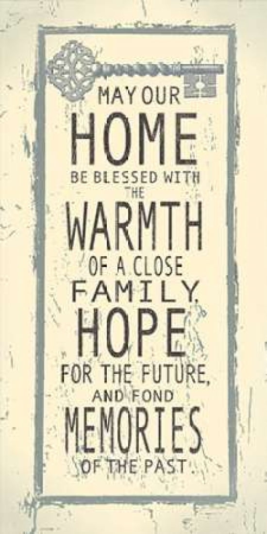 Warmth of Home Canvas Art - Jo Moulton (10 x 20)