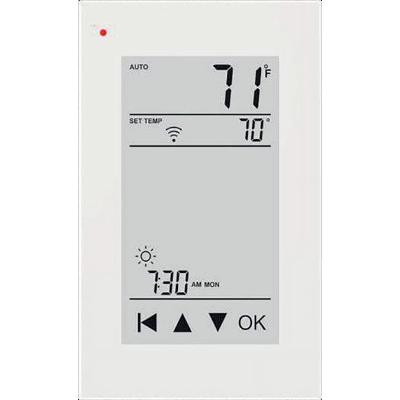 Warmup RFT Programmable Thermostat - RFT White (Sensor Included)