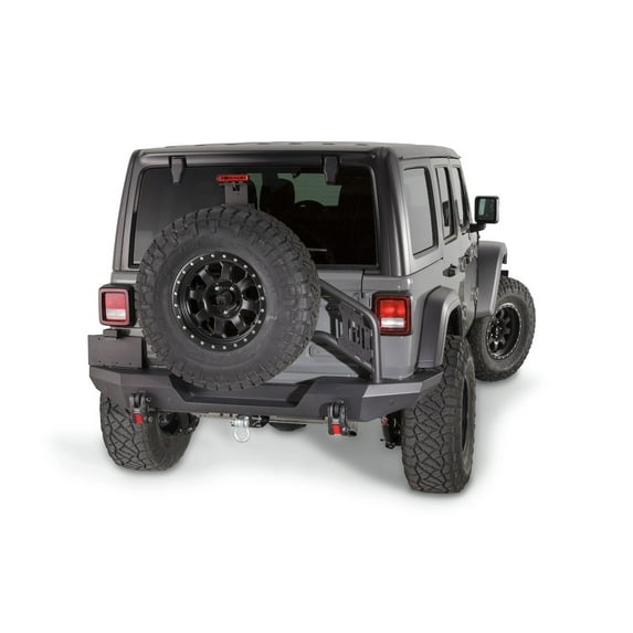 Warn 102255 Elite Series Spare Tire Carrier SPARE TIRE CARRIER Fits select: 2018-2019,2021 JEEP WRANGLER UNLIMITED