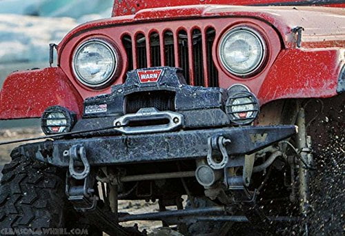 WARN Fixed Winch Mount for ZEON Winches, Black, Fits Factory and Rock ...