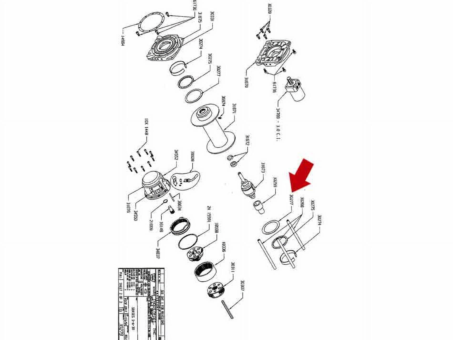 Warn 30277 WASHER- THRUST- NYLATRON- CIM
