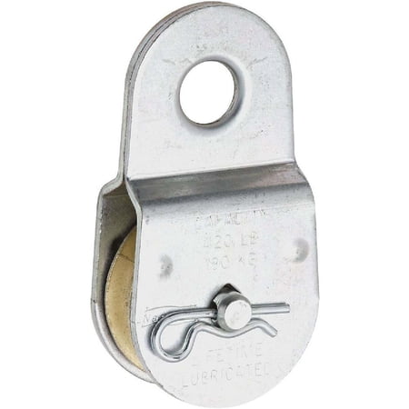 National Hardware 1-1/2 In. O.D. Single Fixed Eye Steel Rope Pulley N195-800