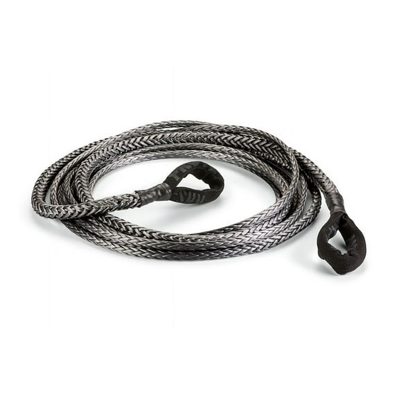 WARN 93326 Spydura Pro Synthetic Winch Cable Rope Extension with Loop Ends: 7/16" Diameter x 50' Length, 9 Ton (18,000 lb) Capacity