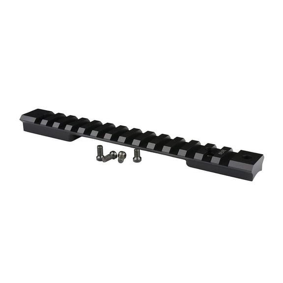 Warne Mountain Tech 1-Piece 20 MOA Picatinny (STANAG) Scope Base Weahterby Mark V Standard 6 Lug Matte Black