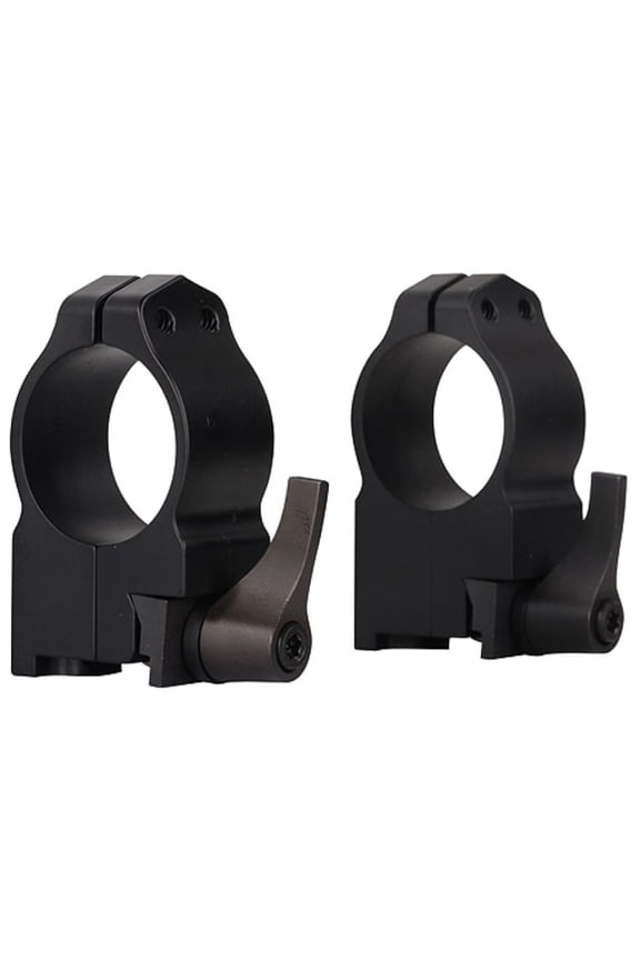 QD Ruger 77 1" Scope Rings Matte Black High
