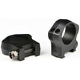 thumbnail image 1 of Warne 7200M Mountain Tech Ring Set 1" Diam Low 7075 T6 Aluminum Black Hardcoat Anodized, 1 of 2