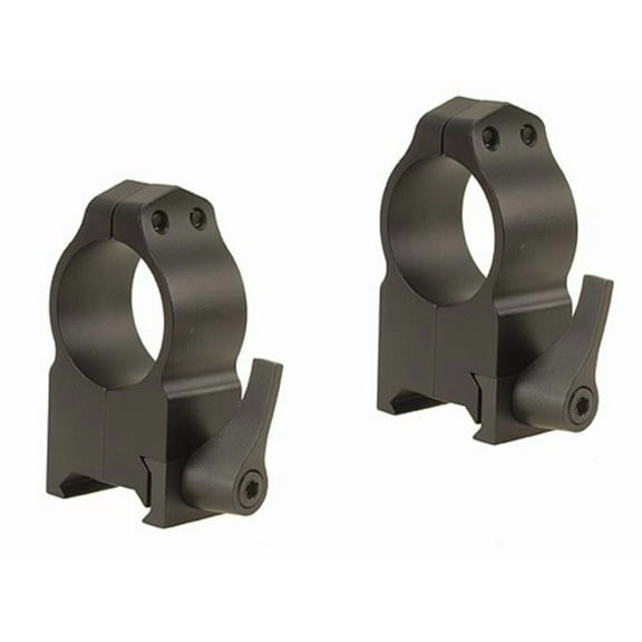Warne Maxima Steel Rings, 1in, Weaver/Picatinny, QD, Extra High - Matte