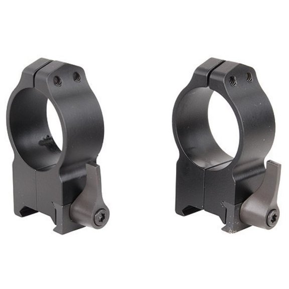 Warne Maxima Steel Rings, 30mm, Weaver/Picatinny, QD, Extra High - Matte