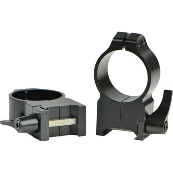 Warne Maxima Steel Rings, 30mm, Weaver/Picatinny, QD, Extra High - Matte