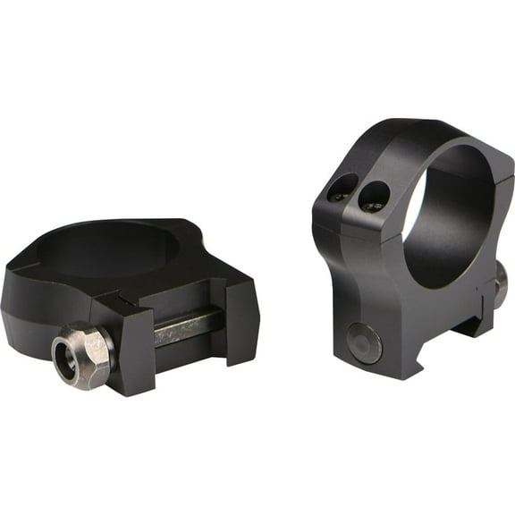 Warne Mountain Tech 40mm Rifle Scope Rings - Low, Black Matte