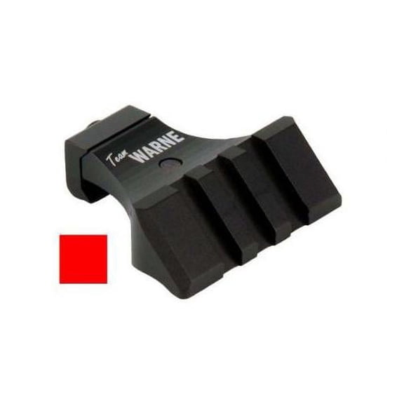 Warne Picatinny Side Mount Adapter - 45 degree - TEAM WARNE RED Finish  A64