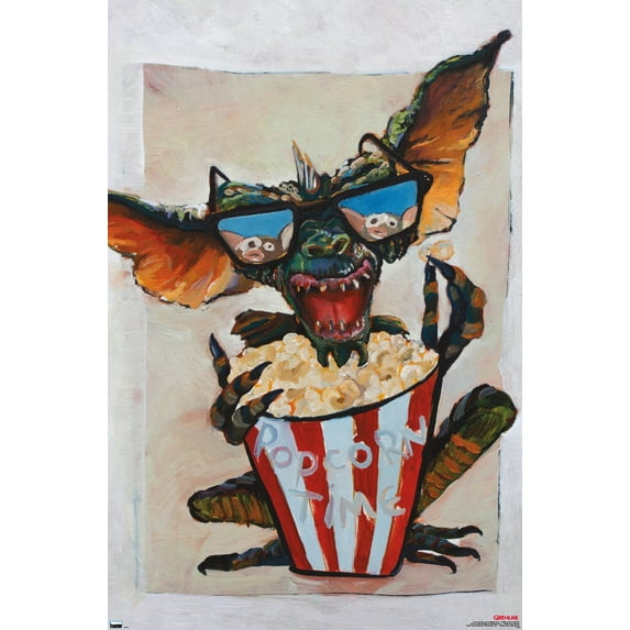 Warner 100th Anniversary: Art of 100th - Gremlins Wall Poster, 14.725" x 22.375"