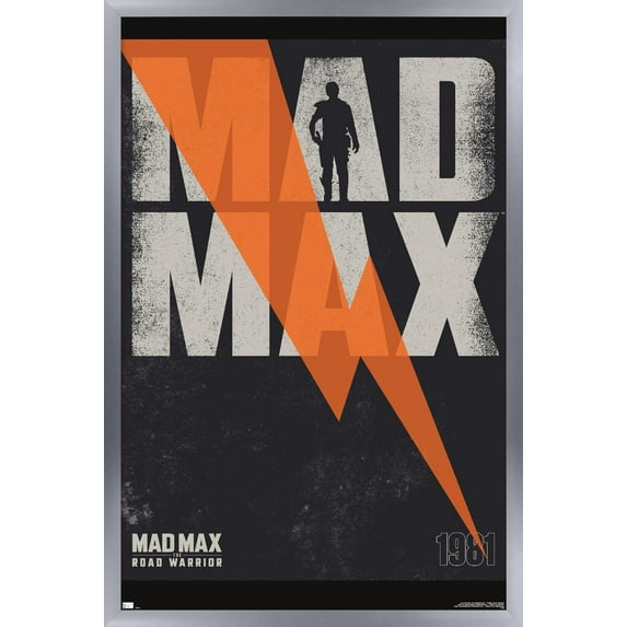 Warner 100th Anniversary: Art of 100th - Mad Max Wall Poster, 14.725" x 22.375" Framed
