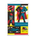 thumbnail image 1 of Warner 100th Anniversary - Superman Wall Poster with Magnetic Frame, 22.375" x 34", 1 of 6