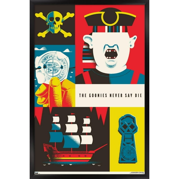 Warner 100th Anniversary - The Goonies Wall Poster, 22.375" x 34" Framed