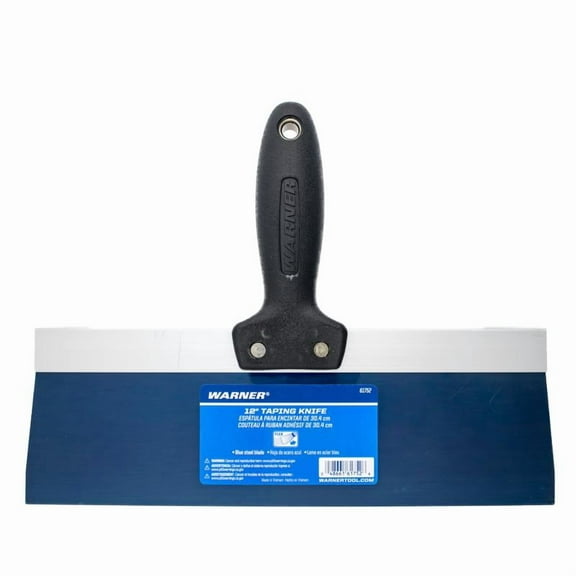 Warner 2037447 1 x 9.2 x 12 in. Taping Knife - Blue Steel