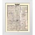 thumbnail image 1 of Warner 20x23 White Modern Wood Framed Museum Art Print Titled - Vermilion Illinois Landowner - Warner 1870, 1 of 4