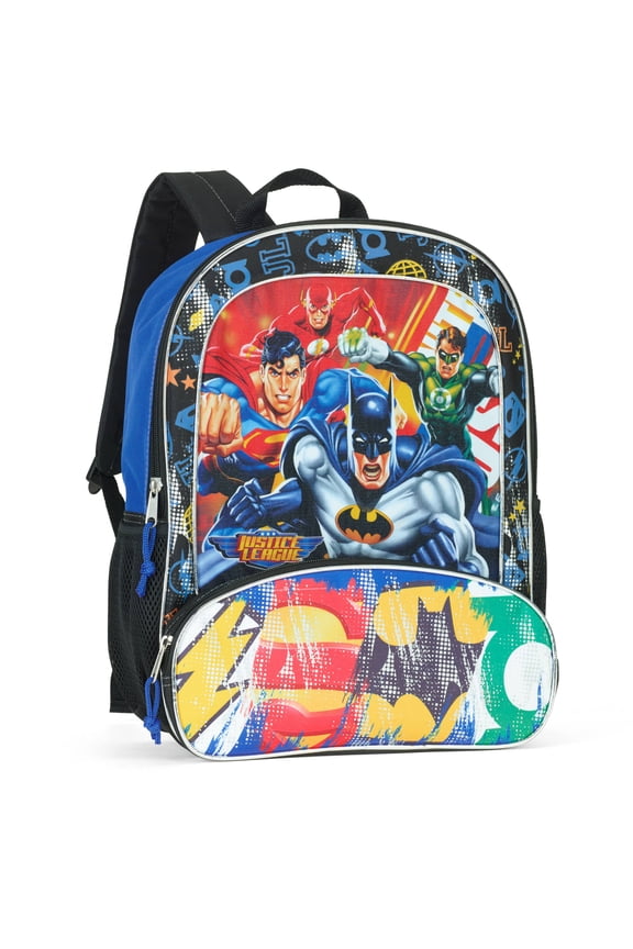 Warner Bro's Justice League 16" Full Size Backpack